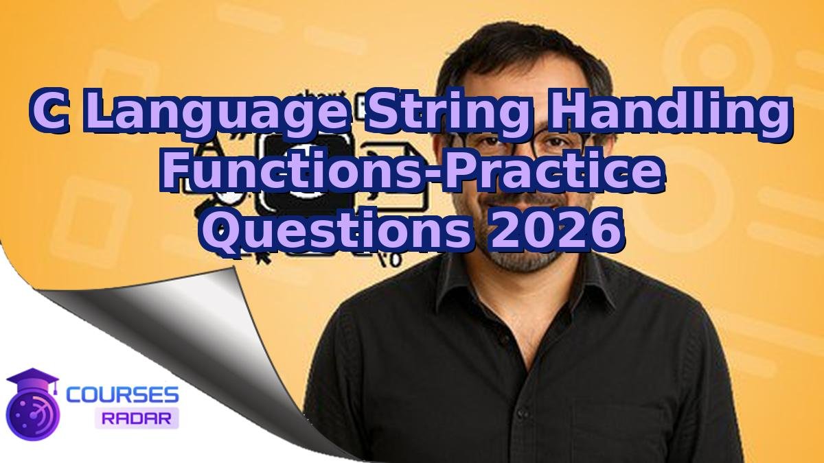 C Language String Handling Functions-Practice Questions 2026