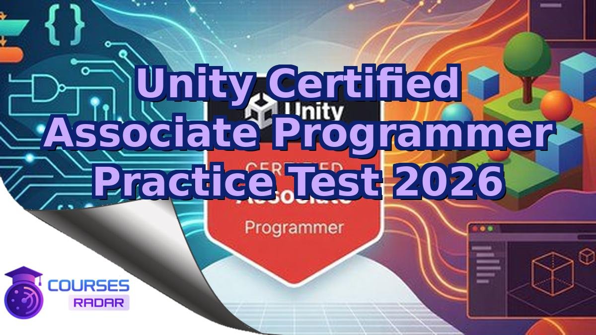 Unity Certified Associate Programmer Practice Test 2026