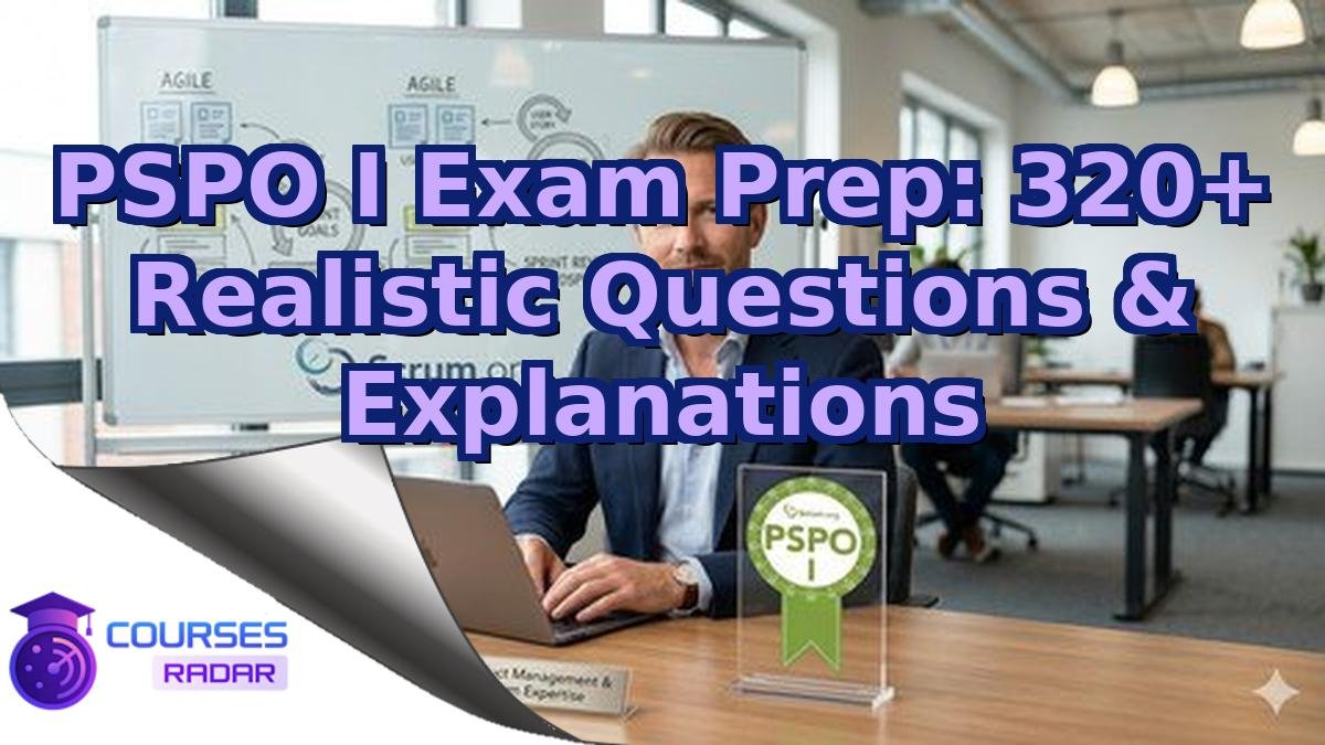 PSPO I Exam Prep: 320+ Realistic Questions & Explanations