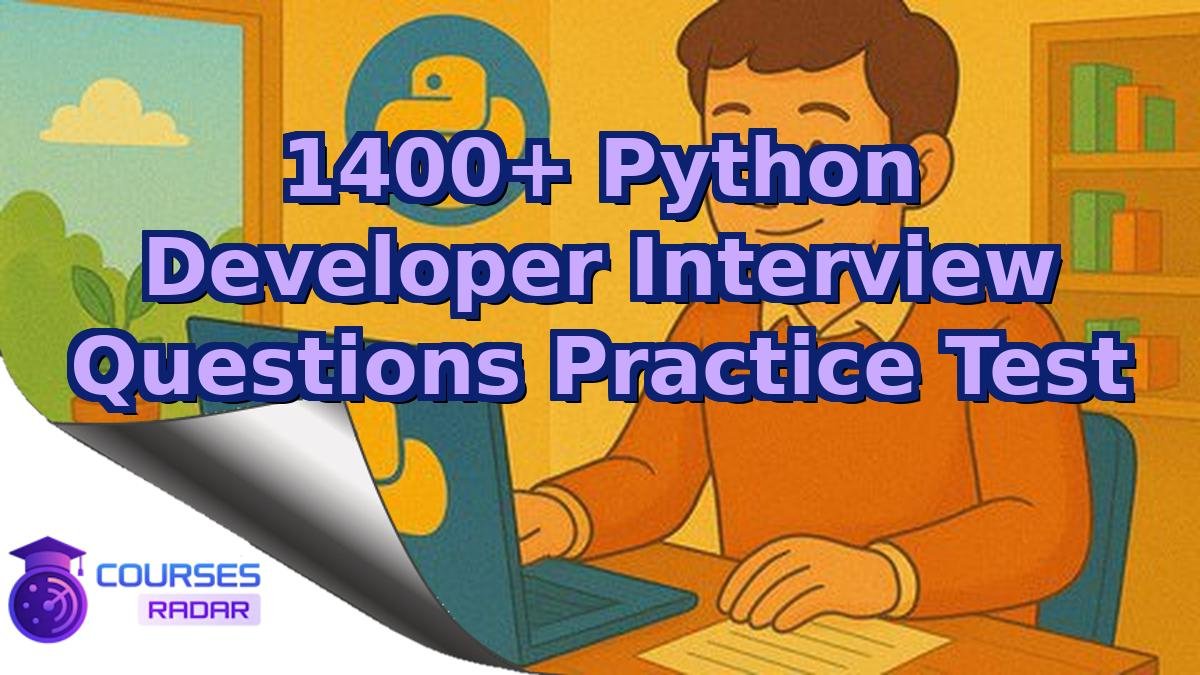 1400+ Python Developer Interview Questions Practice Test