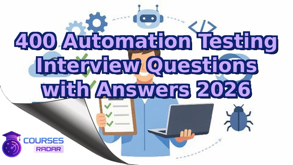 400 Automation Testing Interview Questions with Answers 2026