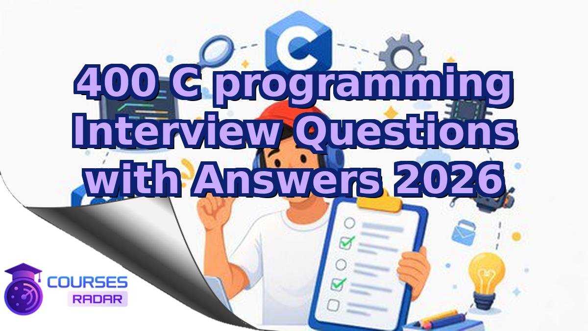 400 C programming Interview Questions with Answers 2026