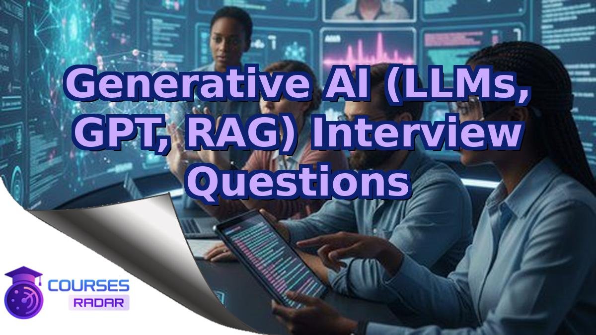 Generative AI (LLMs, GPT, RAG) Interview Questions