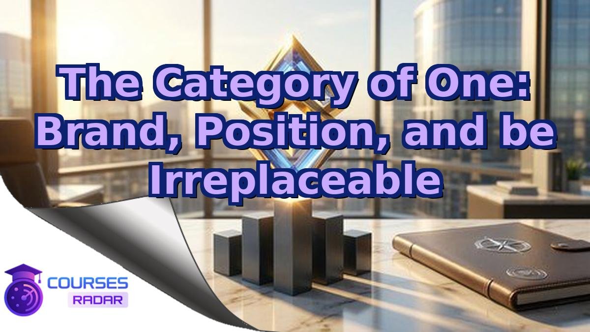 The Category of One: Brand, Position, and be Irreplaceable