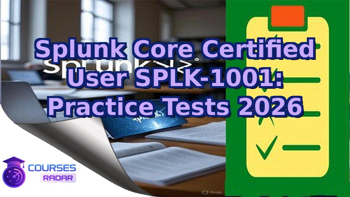 Splunk Core Certified User SPLK-1001: Practice Tests 2026