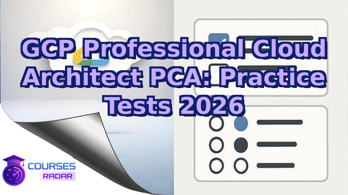GCP Professional Cloud Architect PCA: Practice Tests 2026