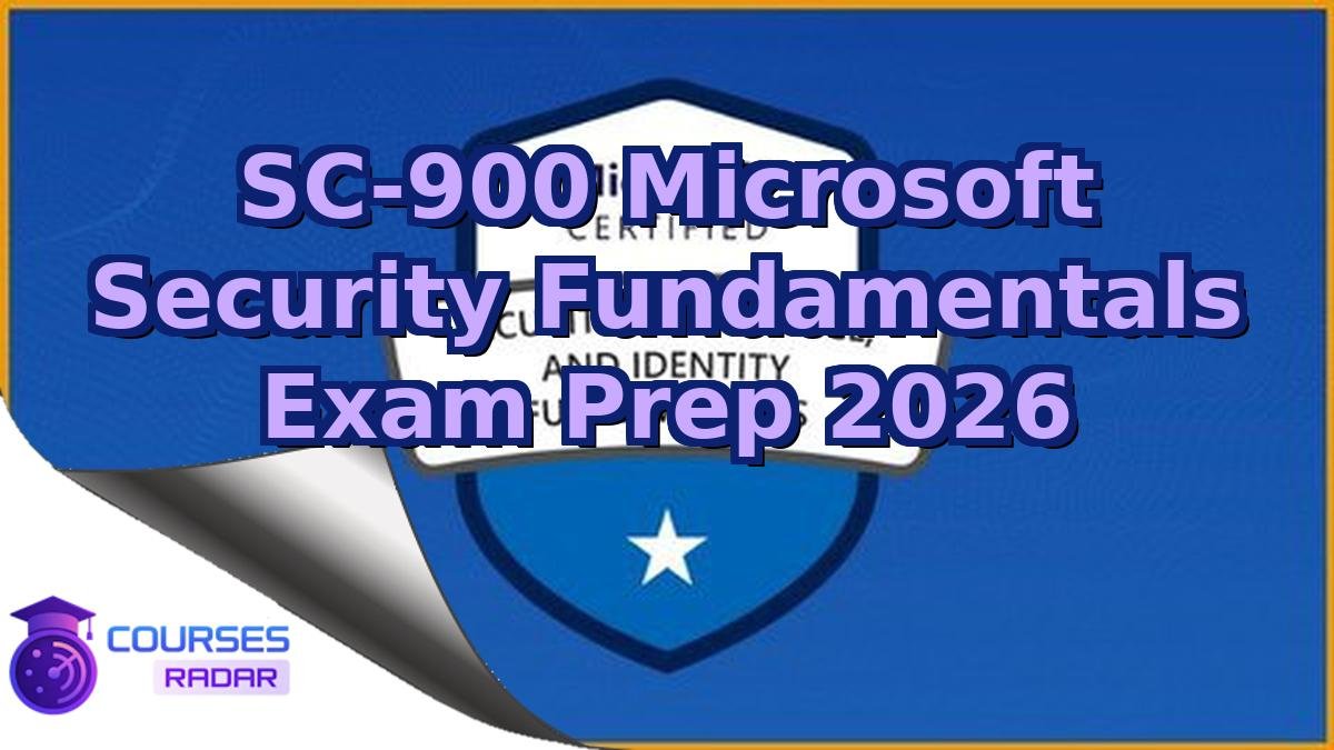 SC-900 Microsoft Security Fundamentals Exam Prep 2026