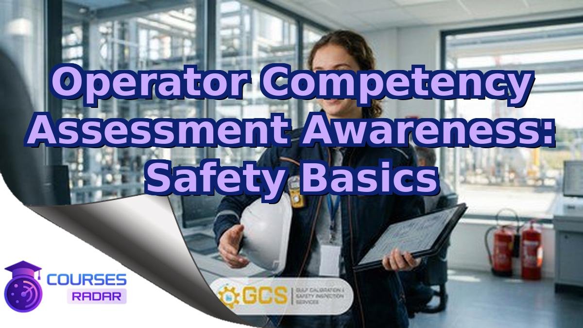 Operator Competency Assessment Awareness: Safety Basics