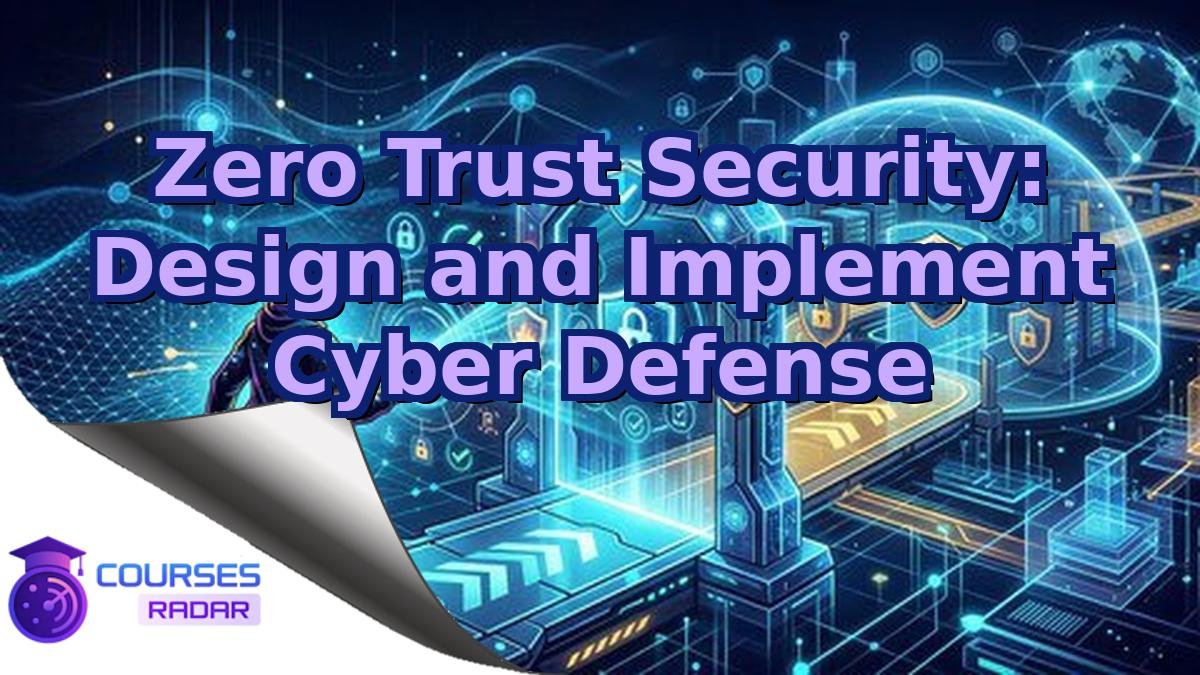 Zero Trust Security: Design and Implement Cyber Defense