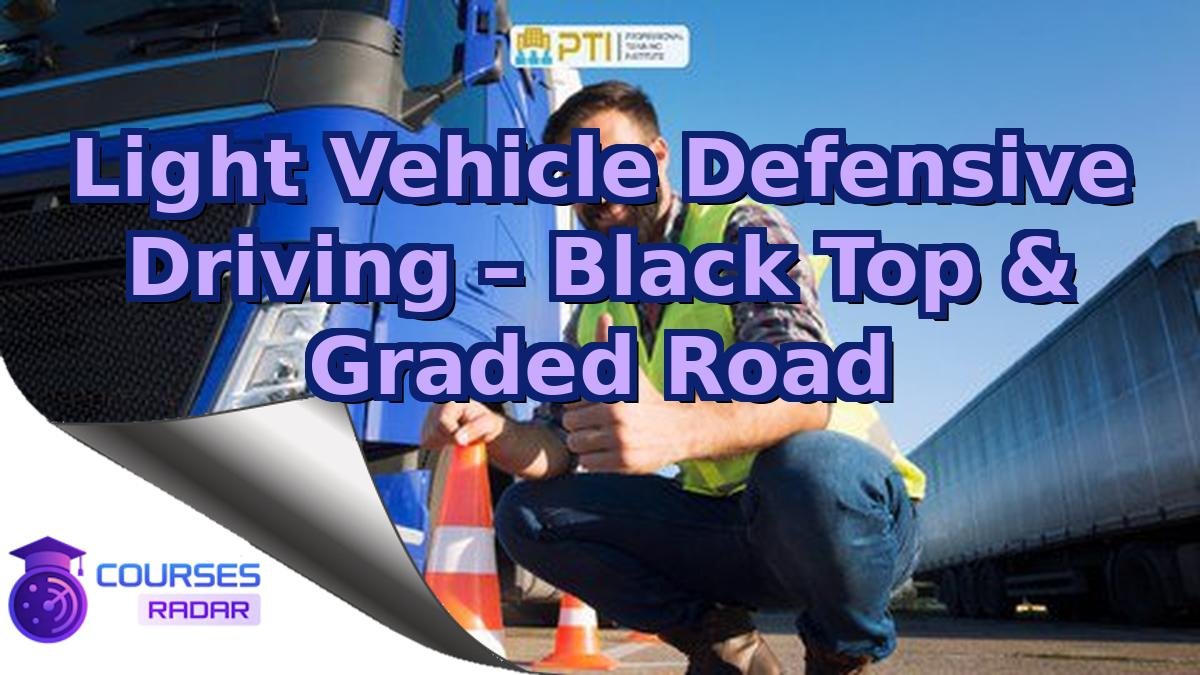 Light Vehicle Defensive Driving – Black Top & Graded Road
