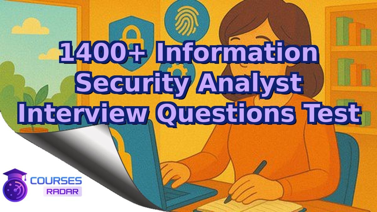1400+ Information Security Analyst Interview Questions Test