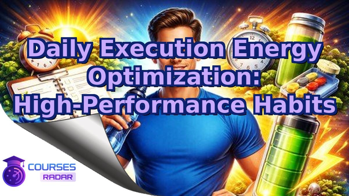 Daily Execution Energy Optimization: High-Performance Habits