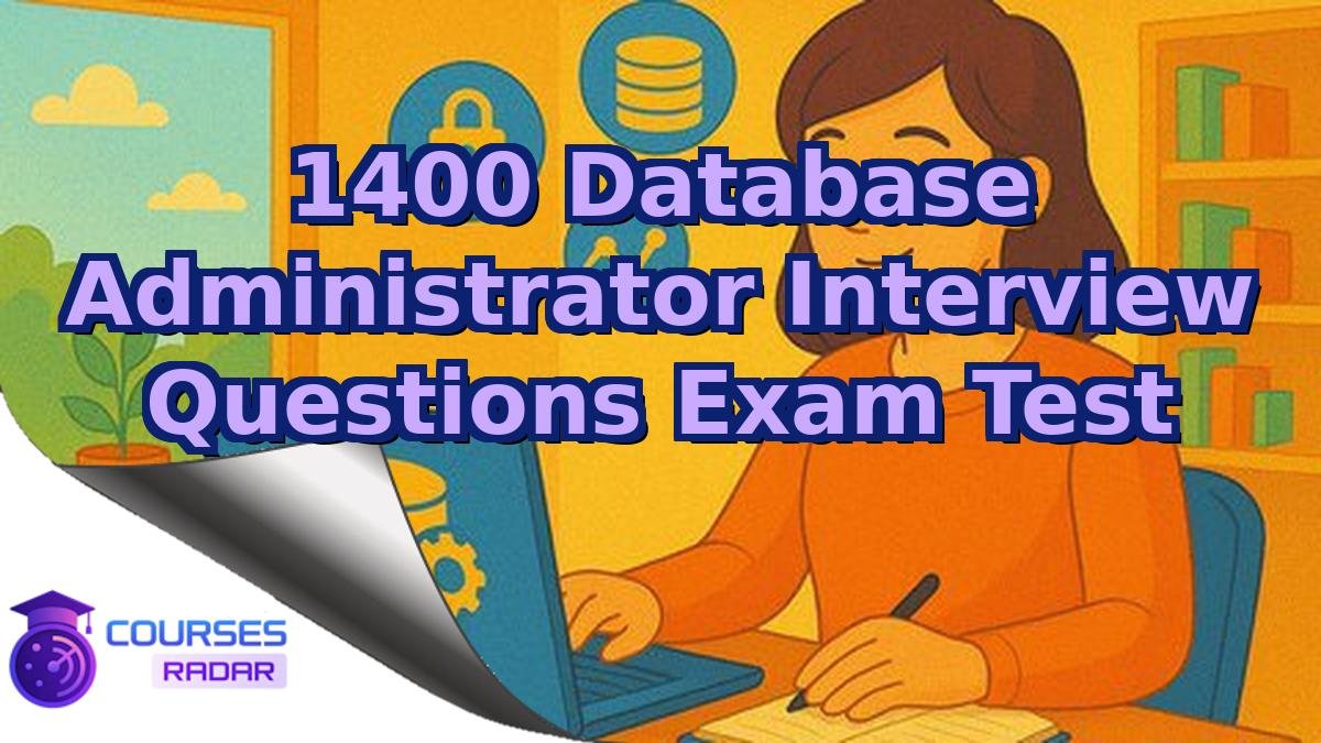 1400 Database Administrator Interview Questions Exam Test