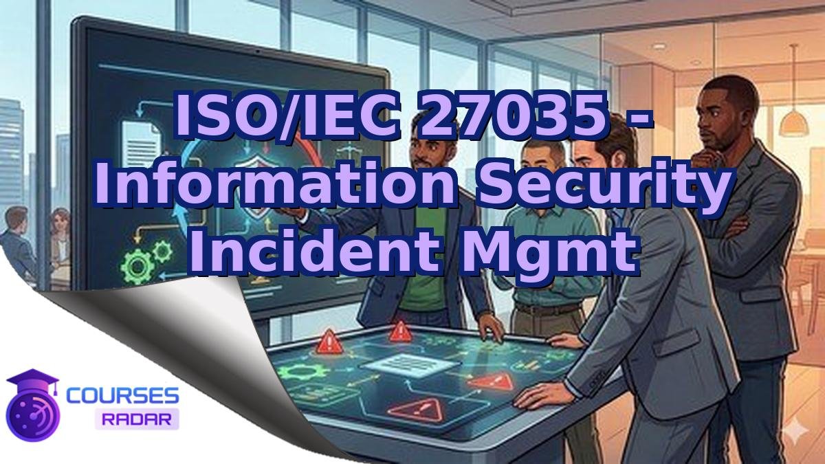 ISO/IEC 27035 - Information Security Incident Mgmt
