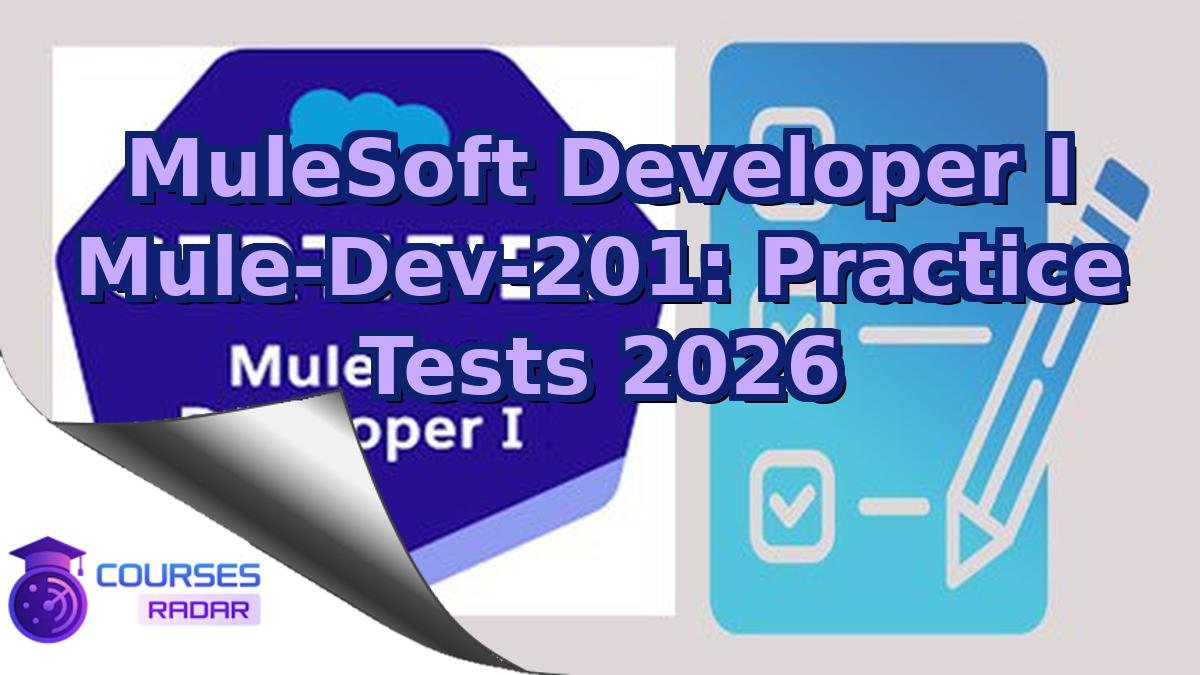 MuleSoft Developer I Mule-Dev-201: Practice Tests 2026