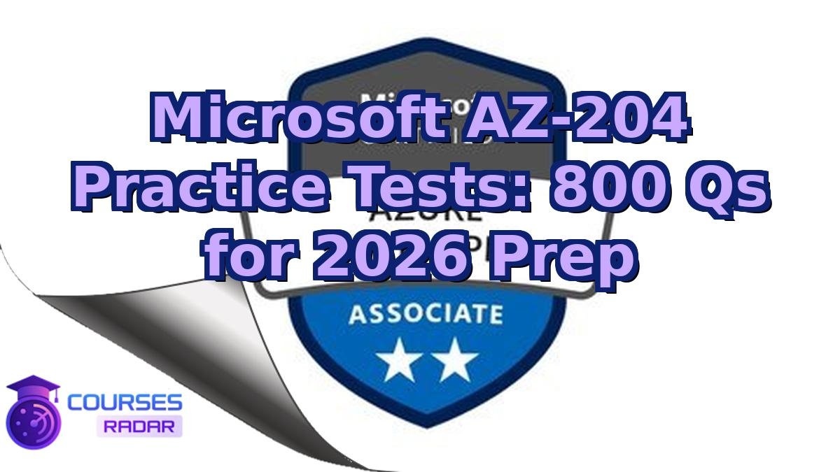 Microsoft AZ-204 Practice Tests: 800 Qs for 2026 Prep
