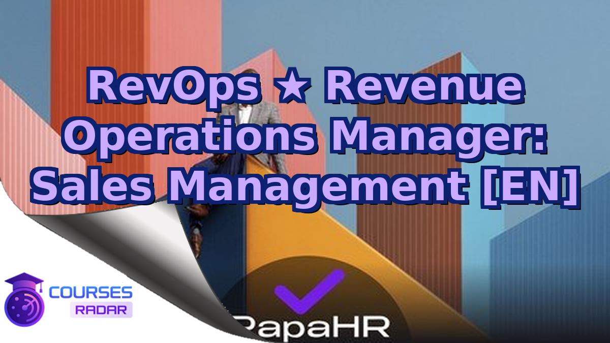 RevOps ★ Revenue Operations Manager: Sales Management [EN]