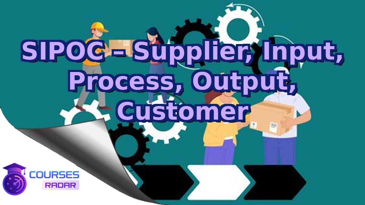 SIPOC – Supplier, Input, Process, Output, Customer