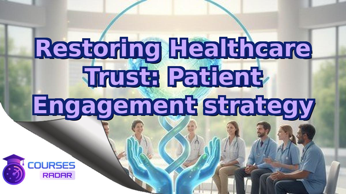 Restoring Healthcare Trust: Patient Engagement strategy