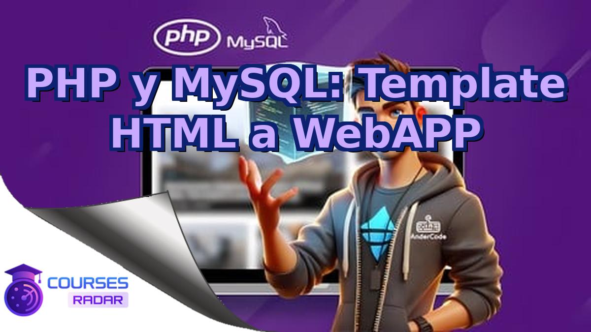 PHP y MySQL: Template HTML a WebAPP