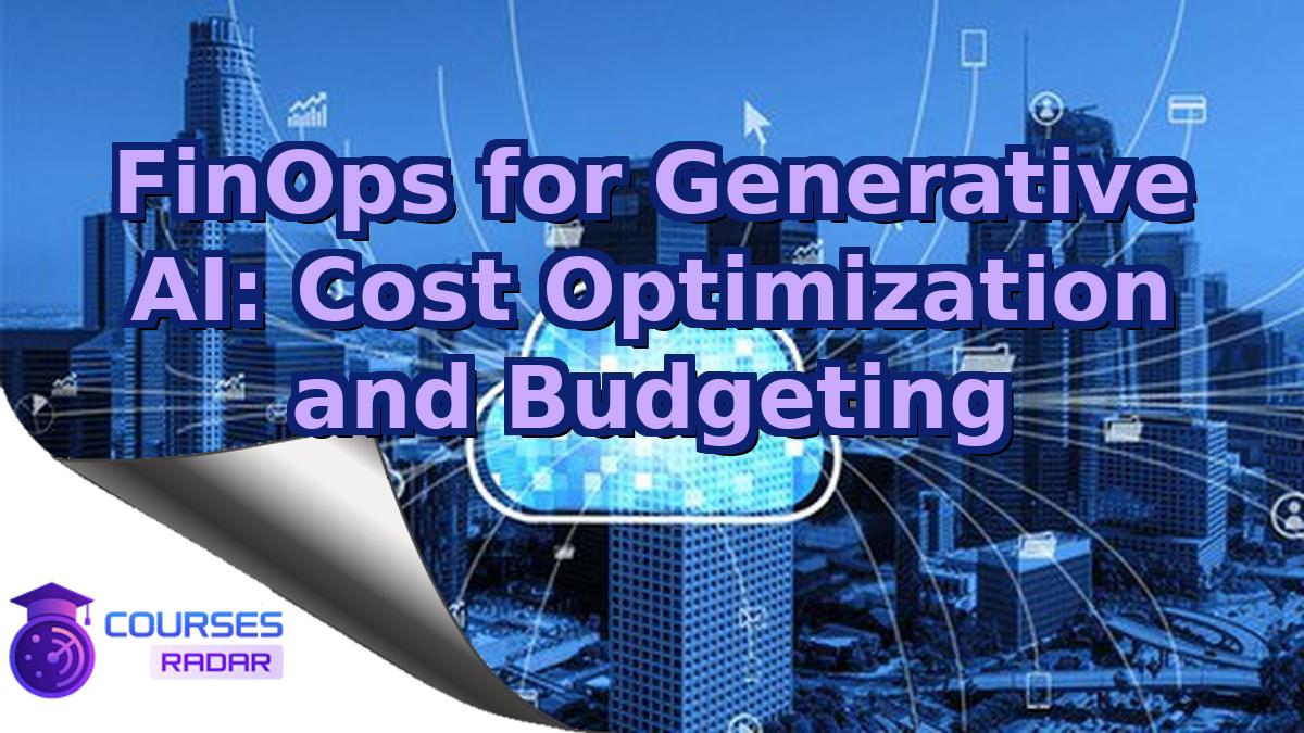 FinOps for Generative AI: Cost Optimization and Budgeting