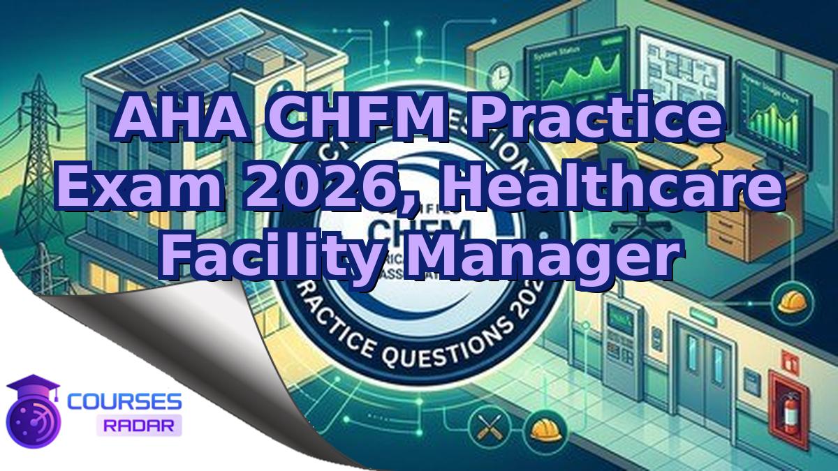 AHA CHFM Practice Exam 2026, Healthcare Facility Manager