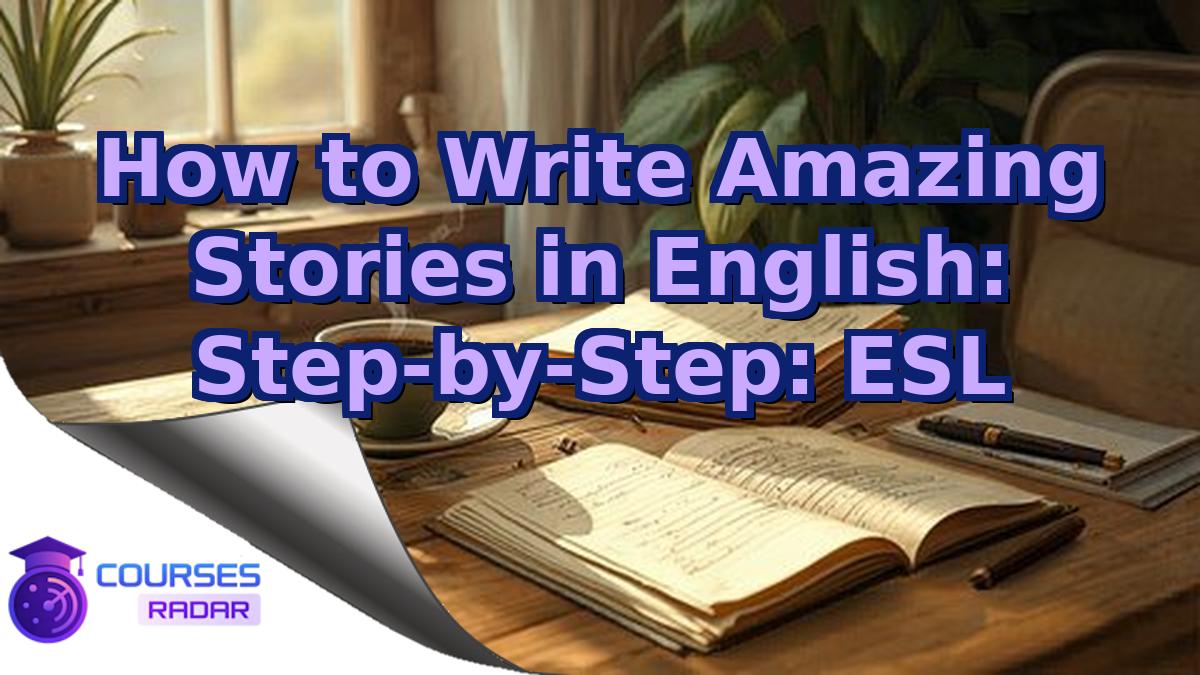 How to Write Amazing Stories in English: Step-by-Step: ESL
