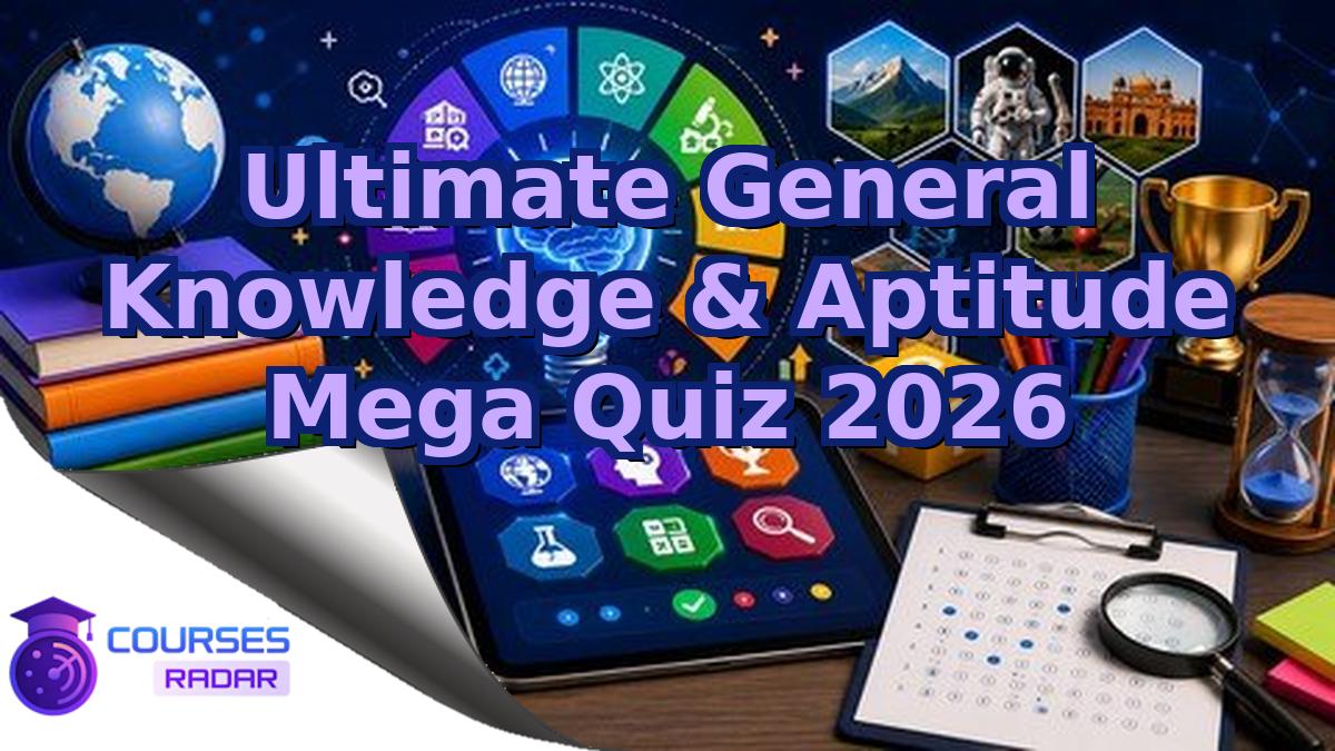 Ultimate General Knowledge & Aptitude Mega Quiz 2026