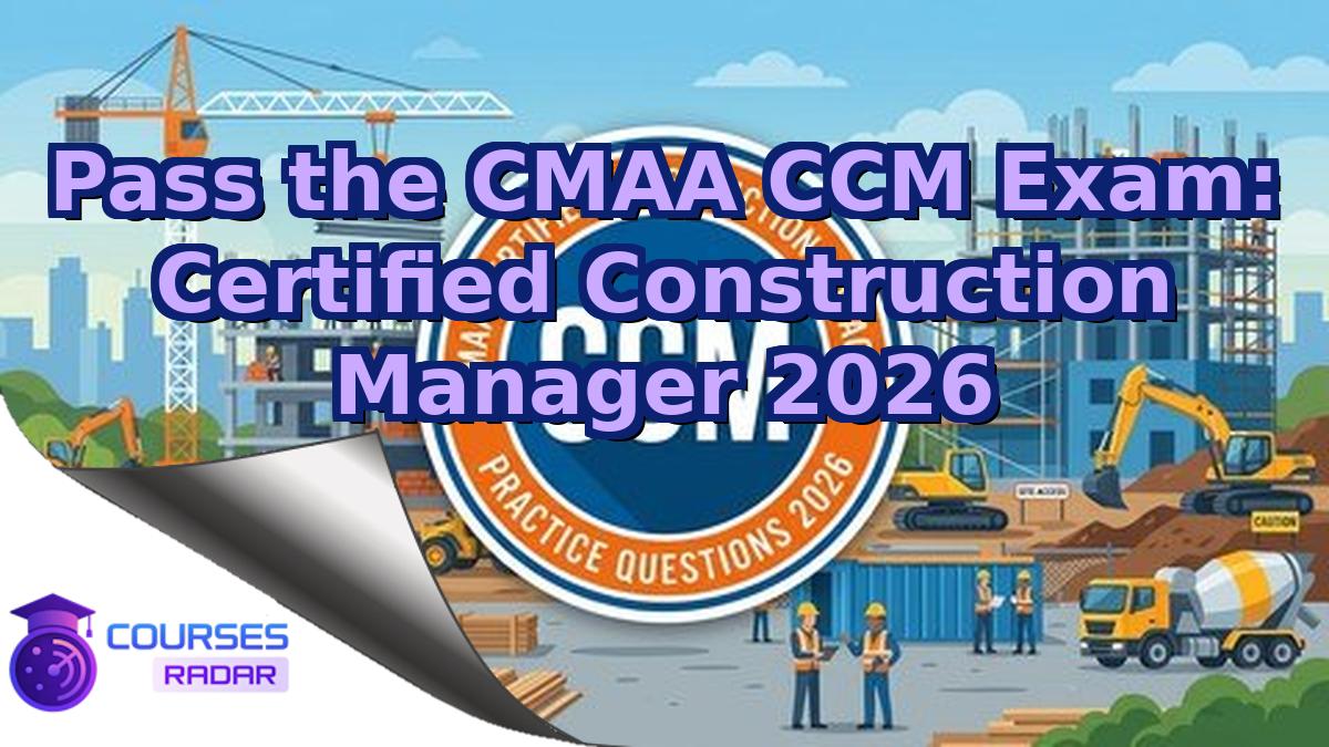 Pass the CMAA CCM Exam: Certified Construction Manager 2026