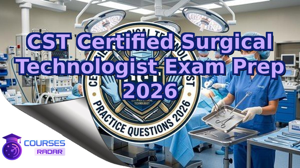 CST Certified Surgical Technologist Exam Prep 2026