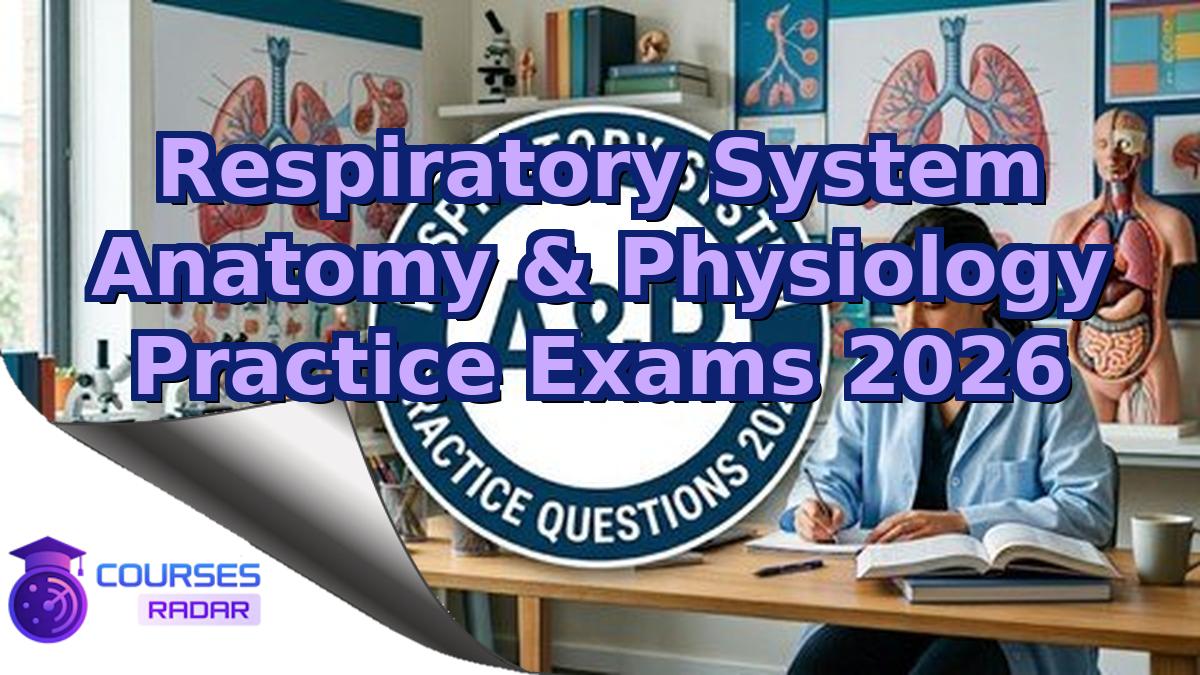 Respiratory System Anatomy & Physiology Practice Exams 2026