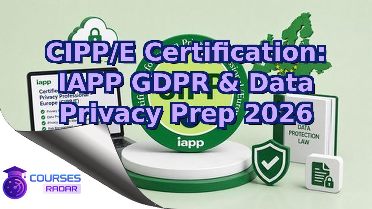CIPP/E Certification: IAPP GDPR & Data Privacy Prep 2026