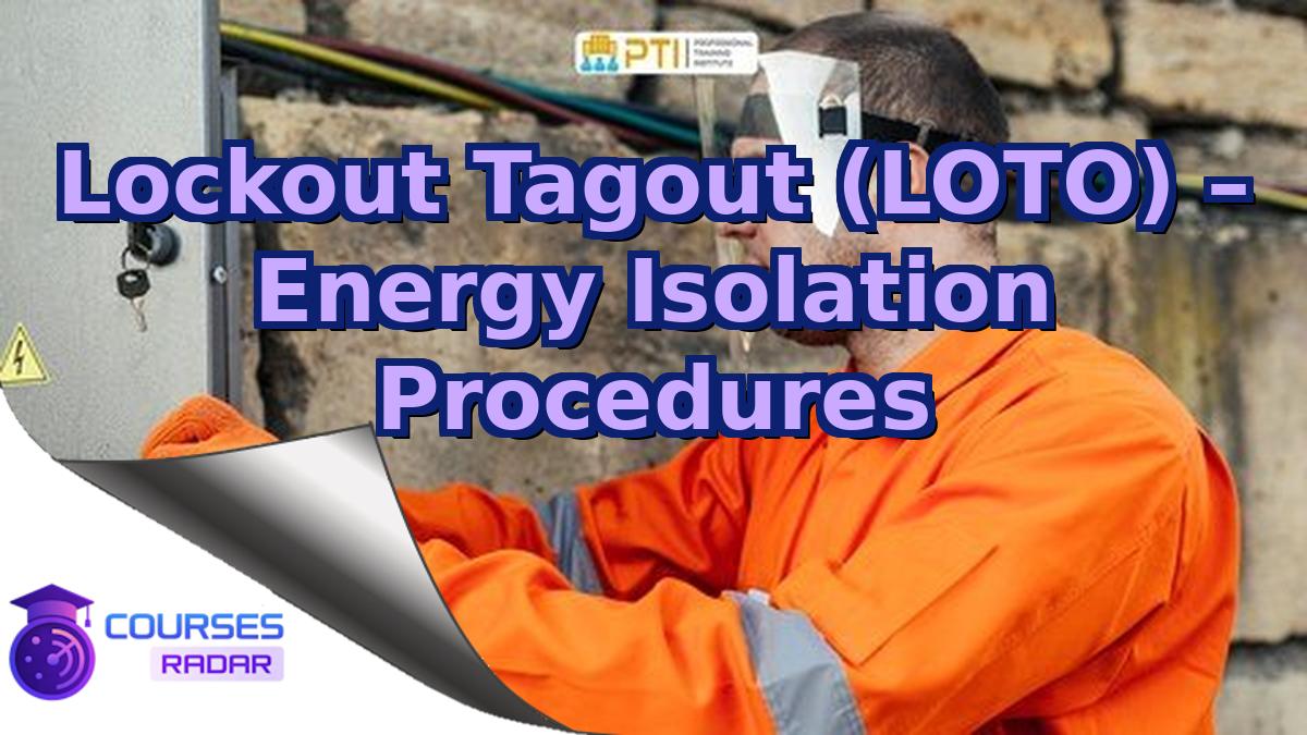 Lockout Tagout (LOTO) – Energy Isolation Procedures