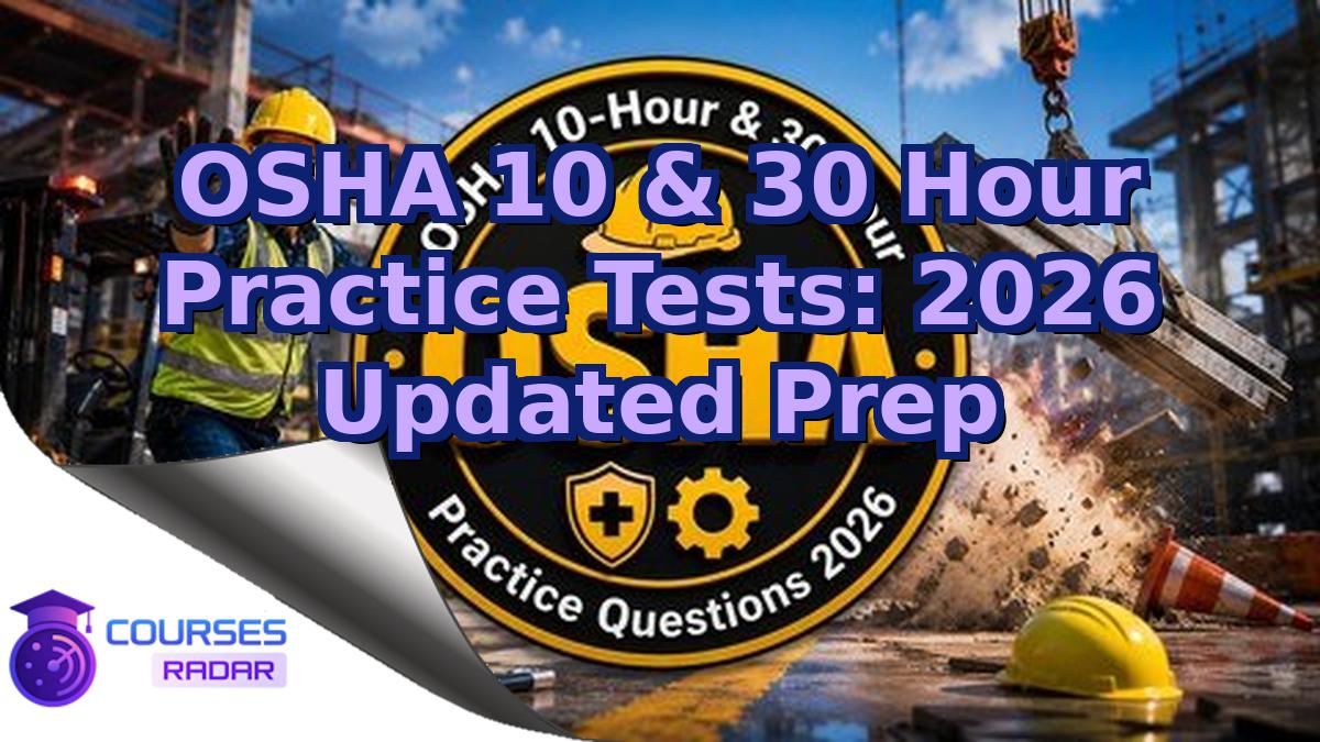 OSHA 10 & 30 Hour Practice Tests: 2026 Updated Prep