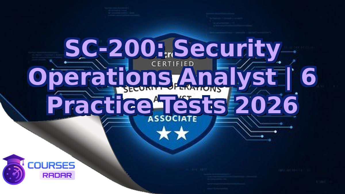 SC-200: Security Operations Analyst | 6 Practice Tests 2026