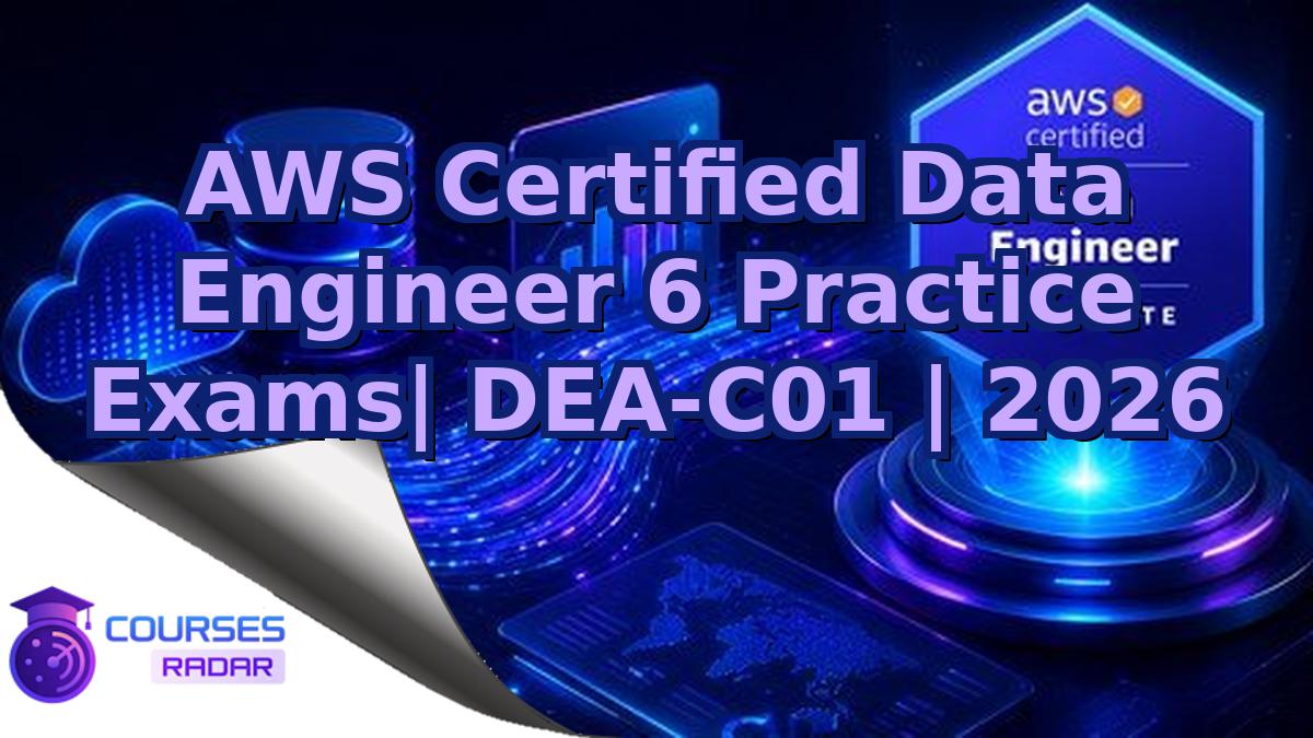AWS Certified Data Engineer 6 Practice Exams| DEA-C01 | 2026