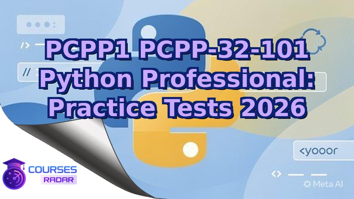 PCPP1 PCPP-32-101 Python Professional: Practice Tests 2026
