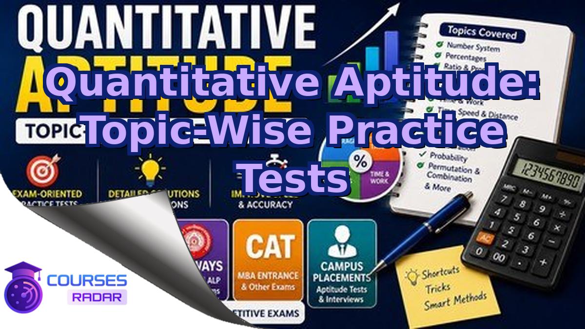 Quantitative Aptitude: Topic-Wise Practice Tests