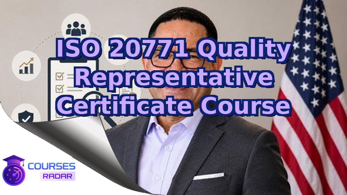 ISO 20771 Quality Representative Certificate Course