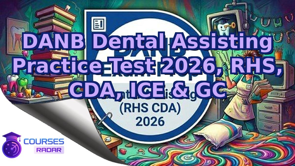 DANB Dental Assisting Practice Test 2026, RHS, CDA, ICE & GC