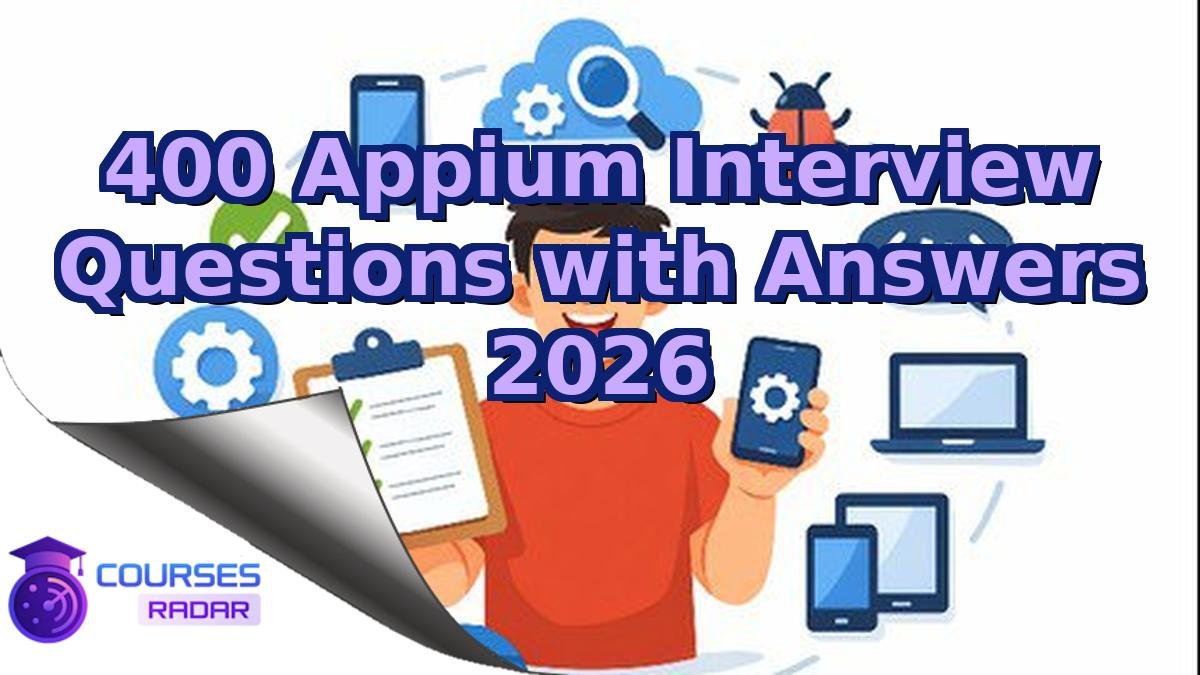 400 Appium Interview Questions with Answers 2026