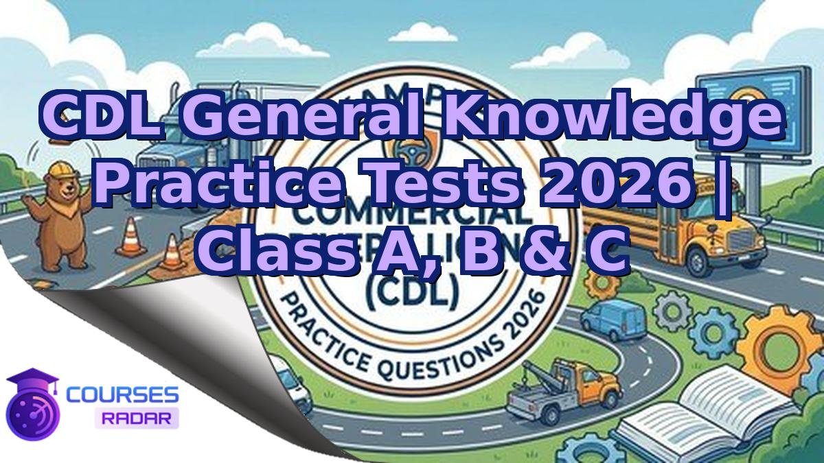 CDL General Knowledge Practice Tests 2026 | Class A, B & C