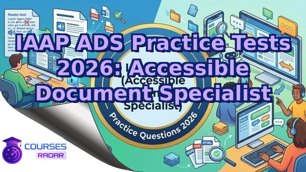 IAAP ADS Practice Tests 2026: Accessible Document Specialist