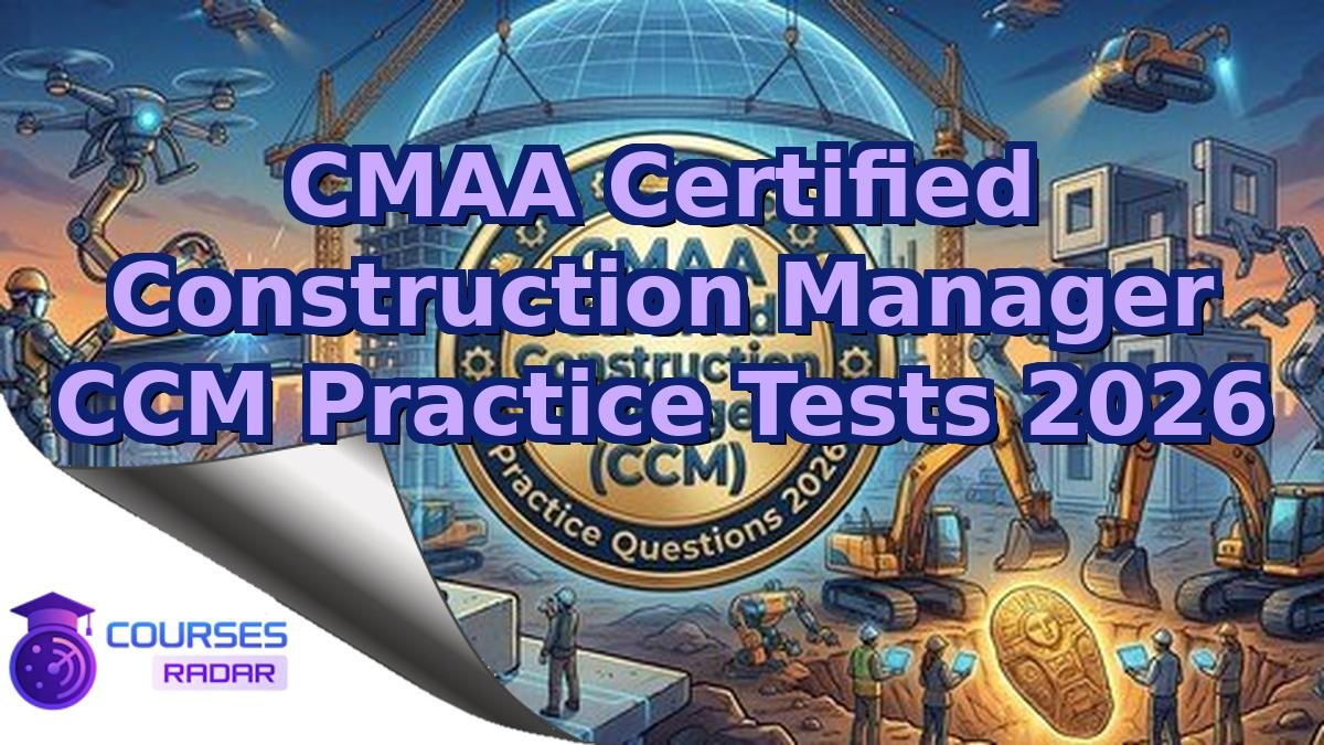 CMAA Certified Construction Manager CCM Practice Tests 2026