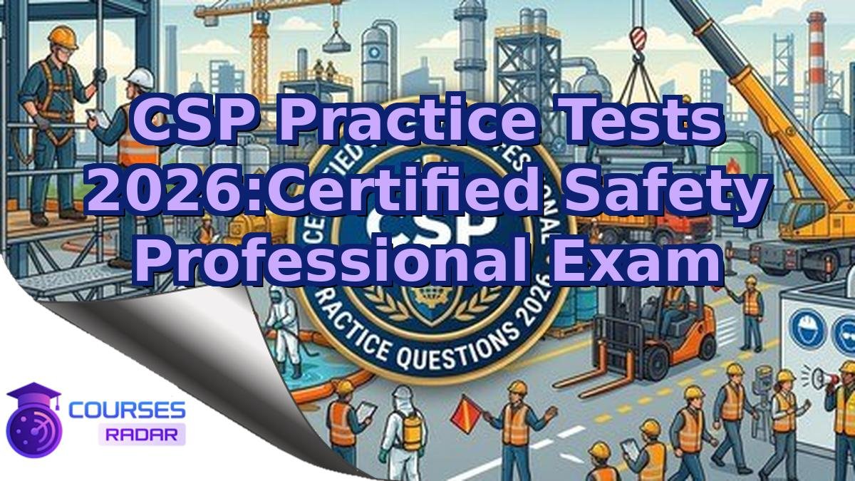 CSP Practice Tests 2026:Certified Safety Professional Exam