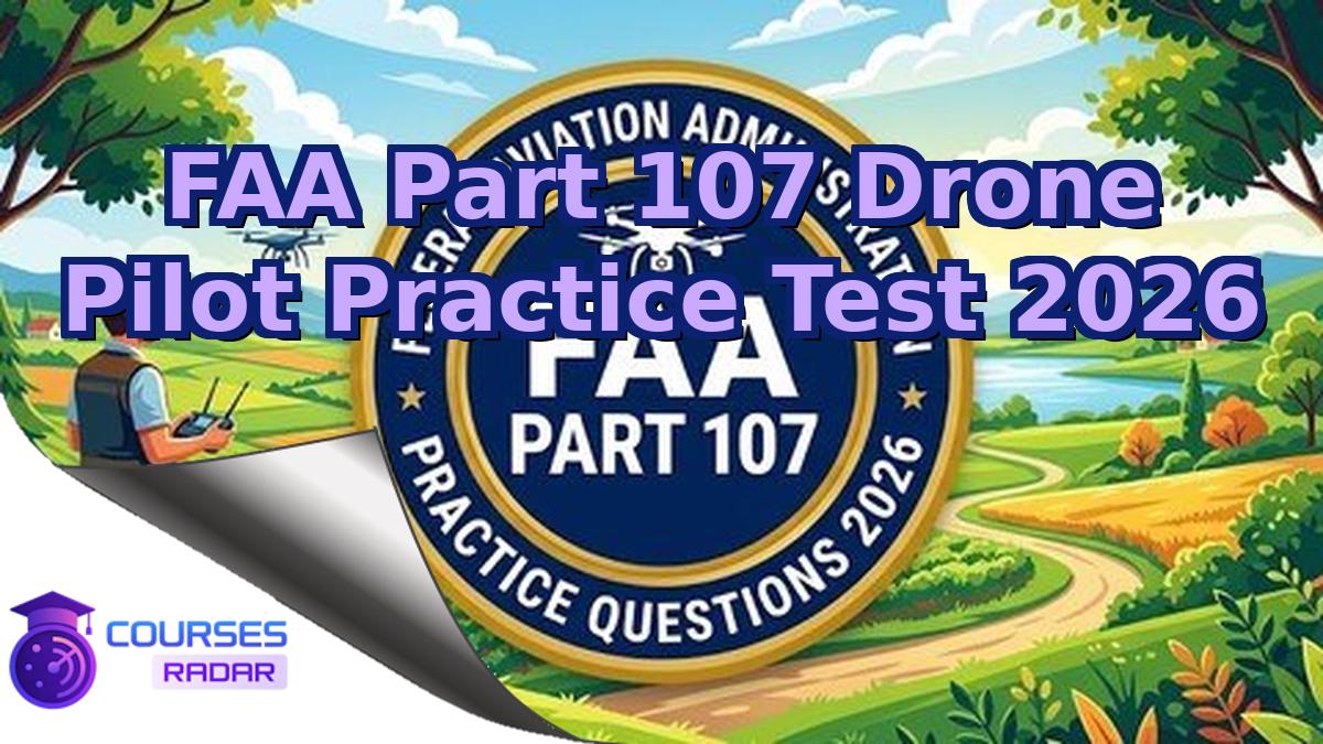 FAA Part 107 Drone Pilot Practice Test 2026