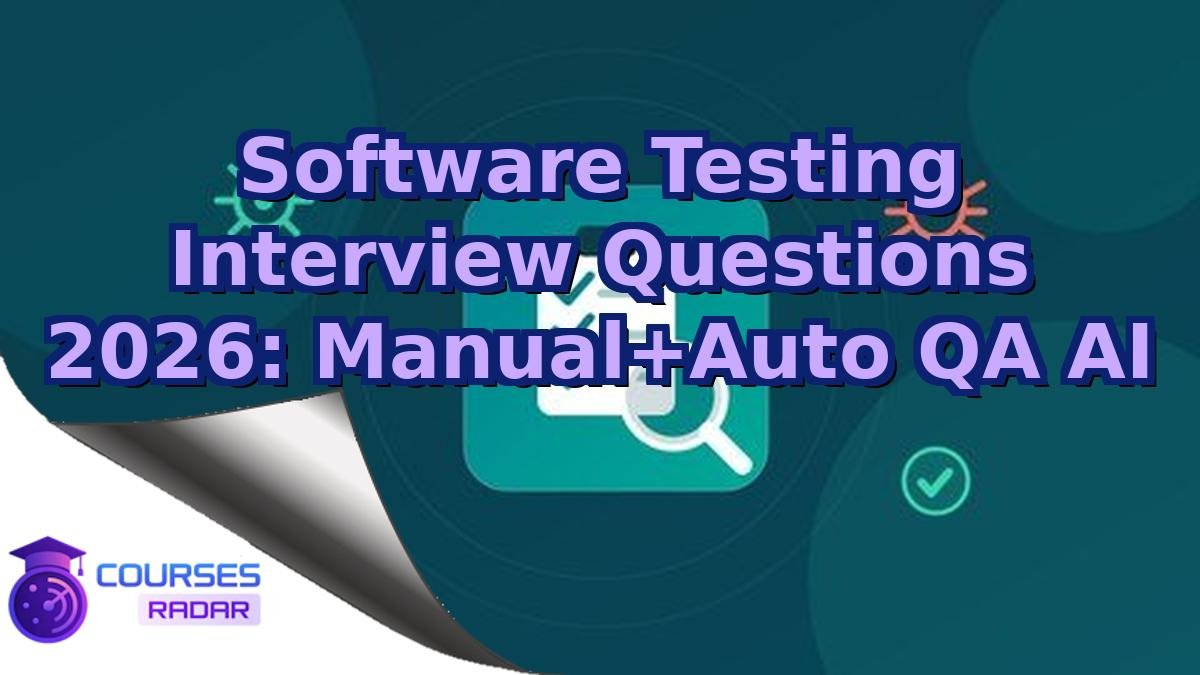 Software Testing Interview Questions 2026: Manual+Auto QA AI