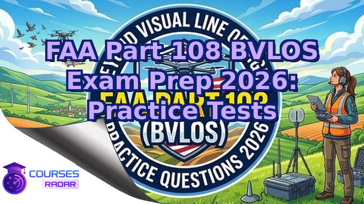 FAA Part 108 BVLOS Exam Prep 2026: Practice Tests