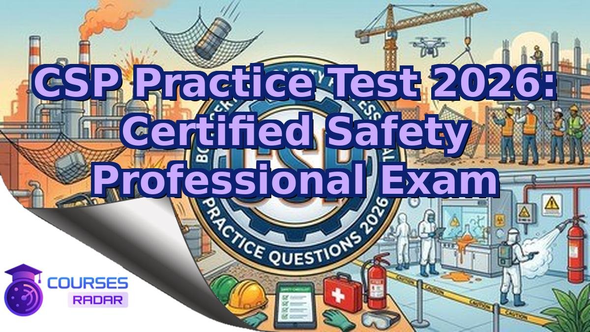 CSP Practice Test 2026: Certified Safety Professional Exam