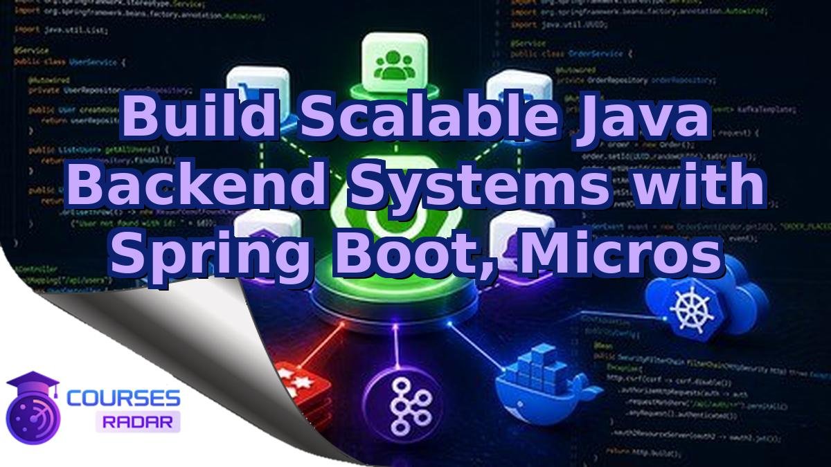 Build Scalable Java Backend Systems with Spring Boot, Micros